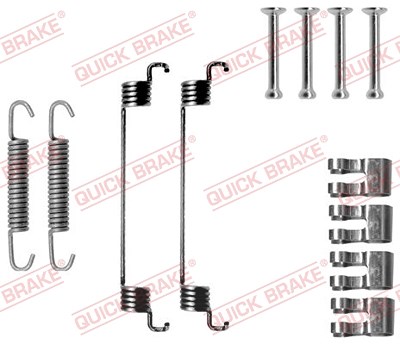 Quick Brake Zubehörsatz, Bremsbacken [Hersteller-Nr. 105-0783] für Fiat, Ford von QUICK BRAKE