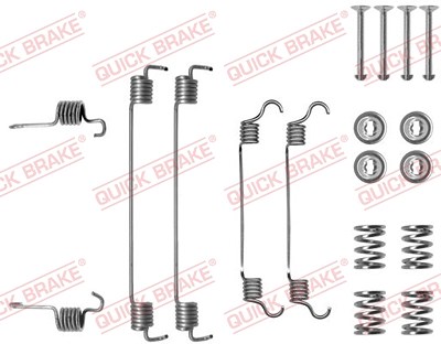 Quick Brake Zubehörsatz, Bremsbacken [Hersteller-Nr. 105-0784] für Mitsubishi von QUICK BRAKE