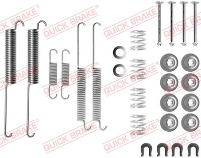 Quick Brake Zubehörsatz, Bremsbacken [Hersteller-Nr. 105-0787] für Mitsubishi von QUICK BRAKE