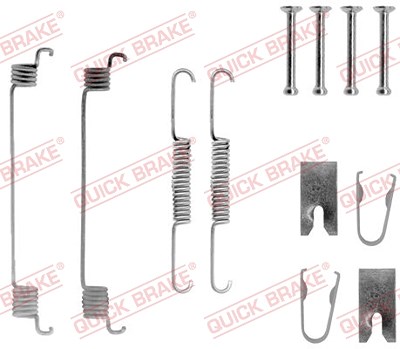 Quick Brake Zubehörsatz, Bremsbacken [Hersteller-Nr. 105-0789] für Fiat, Lancia von QUICK BRAKE