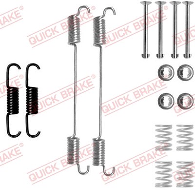 Quick Brake Zubehörsatz, Bremsbacken [Hersteller-Nr. 105-0796] für Fiat von QUICK BRAKE