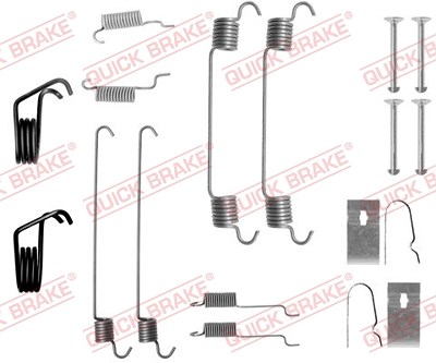 Quick Brake Zubehörsatz, Bremsbacken [Hersteller-Nr. 105-0799] für Mazda von QUICK BRAKE