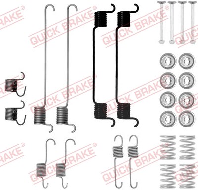 Quick Brake Zubehörsatz, Bremsbacken [Hersteller-Nr. 105-0802] für Mazda von QUICK BRAKE