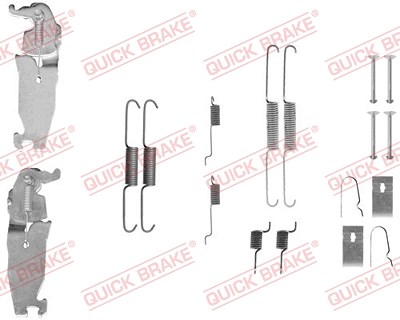 Quick Brake Zubehörsatz, Bremsbacken [Hersteller-Nr. 105-0811S] für Nissan von QUICK BRAKE