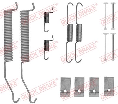 Quick Brake Zubehörsatz, Bremsbacken [Hersteller-Nr. 105-0812] für Mazda, Ford von QUICK BRAKE