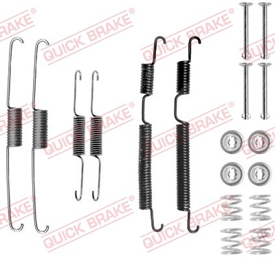 Quick Brake Zubehörsatz, Bremsbacken [Hersteller-Nr. 105-0813] für Hyundai von QUICK BRAKE