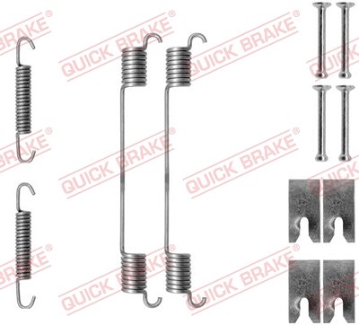 Quick Brake Zubehörsatz, Bremsbacken [Hersteller-Nr. 105-0814] für Peugeot, Lancia, Citroën, Ford, Fiat von QUICK BRAKE