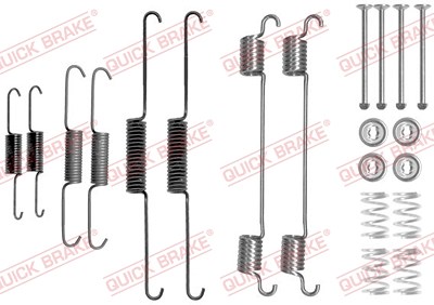 Quick Brake Zubehörsatz, Bremsbacken [Hersteller-Nr. 105-0817] für Hyundai, Kia von QUICK BRAKE