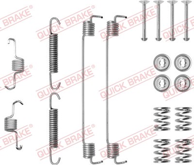 Quick Brake Zubehörsatz, Bremsbacken [Hersteller-Nr. 105-0819] für Dacia, Renault, Mercedes-Benz, Lancia von QUICK BRAKE