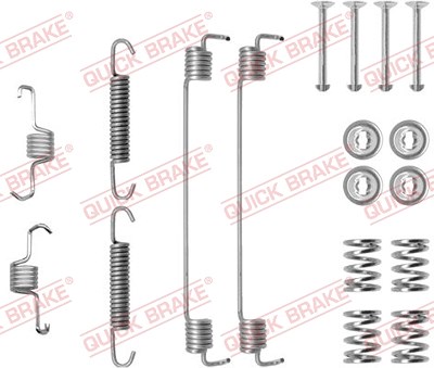 Quick Brake Zubehörsatz, Bremsbacken [Hersteller-Nr. 105-0819] für Dacia, Lancia, Mercedes-Benz, Renault von QUICK BRAKE
