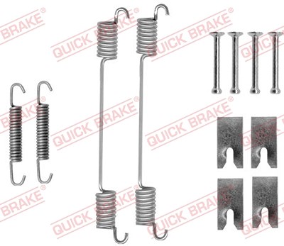 Quick Brake Zubehörsatz, Bremsbacken [Hersteller-Nr. 105-0836] für Peugeot, Citroën, Fiat von QUICK BRAKE