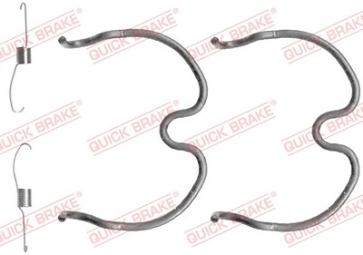 Quick Brake Zubehörsatz, Bremsbacken [Hersteller-Nr. 105-0837] für Opel von QUICK BRAKE