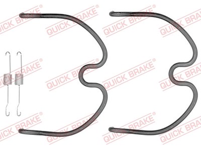 Quick Brake Zubehörsatz, Bremsbacken [Hersteller-Nr. 105-0872] für Opel, Subaru, Suzuki von QUICK BRAKE