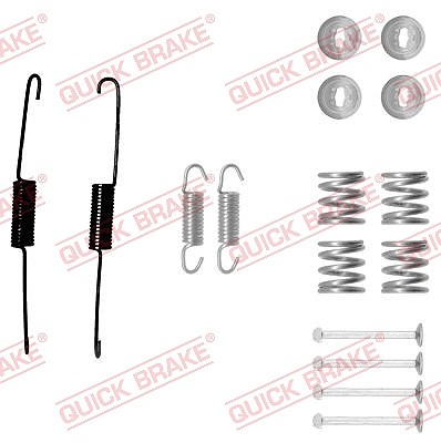 Quick Brake Zubehörsatz, Bremsbacken [Hersteller-Nr. 105-0879] für Toyota von QUICK BRAKE