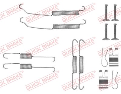 Quick Brake Zubehörsatz, Bremsbacken [Hersteller-Nr. 105-0882] für Ford von QUICK BRAKE