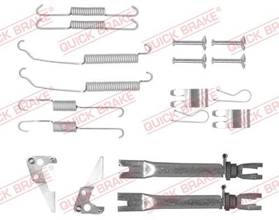 Quick Brake Zubehörsatz, Bremsbacken [Hersteller-Nr. 105-0882S] für Ford von QUICK BRAKE