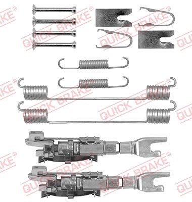 Quick Brake Zubehörsatz, Bremsbacken [Hersteller-Nr. 105-0883S] für Audi, Fiat, Opel, Renault, Seat, Skoda, Smart, Vauxhall, VW von QUICK BRAKE