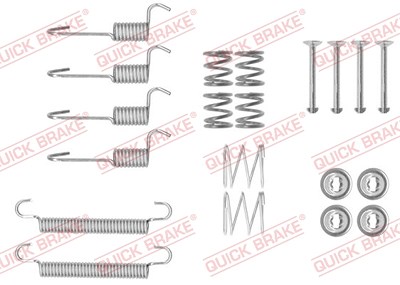 Quick Brake Zubehörsatz, Feststellbremsbacken [Hersteller-Nr. 105-0008] für Hyundai, Kia von QUICK BRAKE