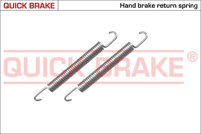 Quick Brake Zubehörsatz, Feststellbremsbacken [Hersteller-Nr. 105-0480] für Opel, Saab von QUICK BRAKE