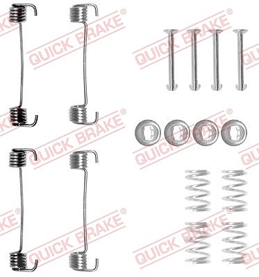 Quick Brake Zubehörsatz, Feststellbremsbacken [Hersteller-Nr. 105-0619] für BMW von QUICK BRAKE