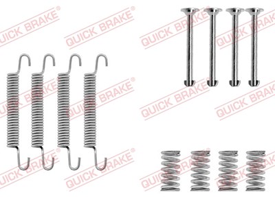 Quick Brake Zubehörsatz, Feststellbremsbacken [Hersteller-Nr. 105-0667] für Opel von QUICK BRAKE