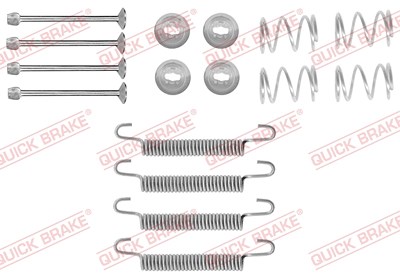 Quick Brake Zubehörsatz, Feststellbremsbacken [Hersteller-Nr. 105-0711] für Opel, Saab von QUICK BRAKE