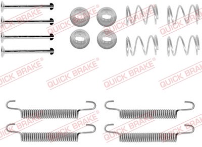 Quick Brake Zubehörsatz, Feststellbremsbacken [Hersteller-Nr. 105-0791] für Opel von QUICK BRAKE