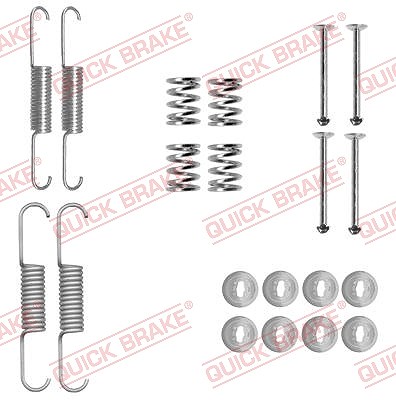 Quick Brake Zubehörsatz, Feststellbremsbacken [Hersteller-Nr. 105-0880] für Hyundai, Kia von QUICK BRAKE