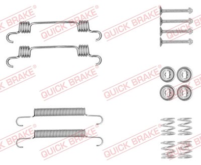 Quick Brake Zubehörsatz, Feststellbremsbacken [Hersteller-Nr. 105-0887] für Hyundai, Kia von QUICK BRAKE