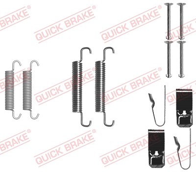 Quick Brake Zubehörsatz, Feststellbremsbacken [Hersteller-Nr. 105-0890] für Chrysler von QUICK BRAKE