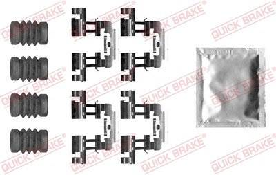 Quick Brake Zubehörsatz, Scheibenbremsbelag [Hersteller-Nr. 109-0025] für Mazda, Opel von QUICK BRAKE