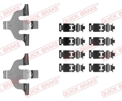 Quick Brake Zubehörsatz, Scheibenbremsbelag [Hersteller-Nr. 109-0030] für Porsche, VW von QUICK BRAKE