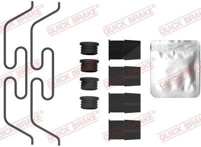 Quick Brake Zubehörsatz, Scheibenbremsbelag [Hersteller-Nr. 109-0090] für Jaguar, Land Rover, Volvo, VW von QUICK BRAKE