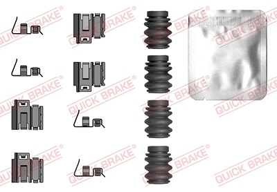 Quick Brake Zubehörsatz, Scheibenbremsbelag [Hersteller-Nr. 109-0119] für Jaguar, Tesla von QUICK BRAKE