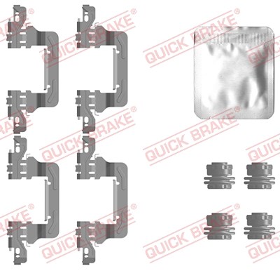 Quick Brake Zubehörsatz, Scheibenbremsbelag [Hersteller-Nr. 109-0130] für Audi, VW von QUICK BRAKE