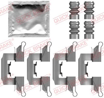 Quick Brake Zubehörsatz, Scheibenbremsbelag [Hersteller-Nr. 109-0139] für Suzuki von QUICK BRAKE