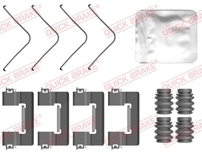 Quick Brake Zubehörsatz, Scheibenbremsbelag [Hersteller-Nr. 109-0163] für Volvo von QUICK BRAKE