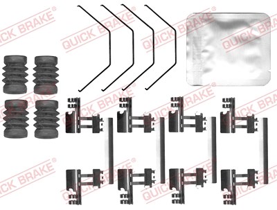 Quick Brake Zubehörsatz, Scheibenbremsbelag [Hersteller-Nr. 109-0170] für Mazda von QUICK BRAKE