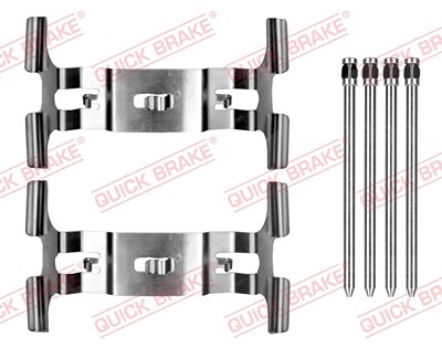 Quick Brake Zubehörsatz, Scheibenbremsbelag [Hersteller-Nr. 109-0195] für Audi von QUICK BRAKE