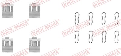 Quick Brake Zubehörsatz, Scheibenbremsbelag [Hersteller-Nr. 109-1055] für Abarth, Alfa Romeo, Fiat, Lancia, Seat von QUICK BRAKE