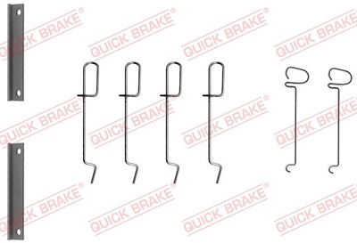 Quick Brake Zubehörsatz, Scheibenbremsbelag [Hersteller-Nr. 109-1070] für Peugeot, Renault von QUICK BRAKE