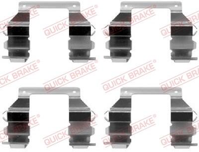 Quick Brake Zubehörsatz, Scheibenbremsbelag [Hersteller-Nr. 109-1103] für Mitsubishi von QUICK BRAKE