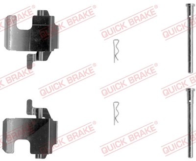 Quick Brake Zubehörsatz, Scheibenbremsbelag [Hersteller-Nr. 109-1273] für Fiat, Ford, Lancia von QUICK BRAKE