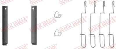 Quick Brake Zubehörsatz, Scheibenbremsbelag [Hersteller-Nr. 109-1280] für Mercedes-Benz von QUICK BRAKE