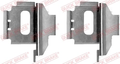 Quick Brake Zubehörsatz, Scheibenbremsbelag [Hersteller-Nr. 109-1283] für Mercedes-Benz von QUICK BRAKE