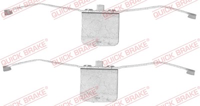 Quick Brake Zubehörsatz, Scheibenbremsbelag [Hersteller-Nr. 109-1639] für Audi, Nissan, Opel, Saab, Seat, Skoda, Volvo, VW von QUICK BRAKE