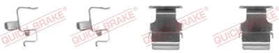 Quick Brake Zubehörsatz, Scheibenbremsbelag [Hersteller-Nr. 109-1673] für Citroën, Mitsubishi, Peugeot von QUICK BRAKE