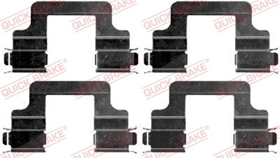 Quick Brake Zubehörsatz, Scheibenbremsbelag [Hersteller-Nr. 109-1679] für Audi, Ford, Seat, Skoda, VW von QUICK BRAKE