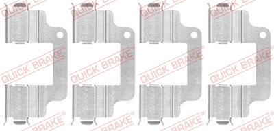 Quick Brake Zubehörsatz, Scheibenbremsbelag [Hersteller-Nr. 109-1740] für Land Rover von QUICK BRAKE