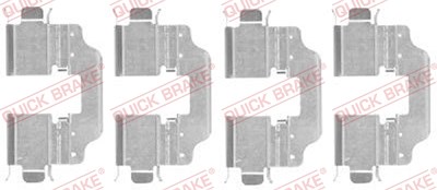 Quick Brake Zubehörsatz, Scheibenbremsbelag [Hersteller-Nr. 109-1773] für Renault von QUICK BRAKE